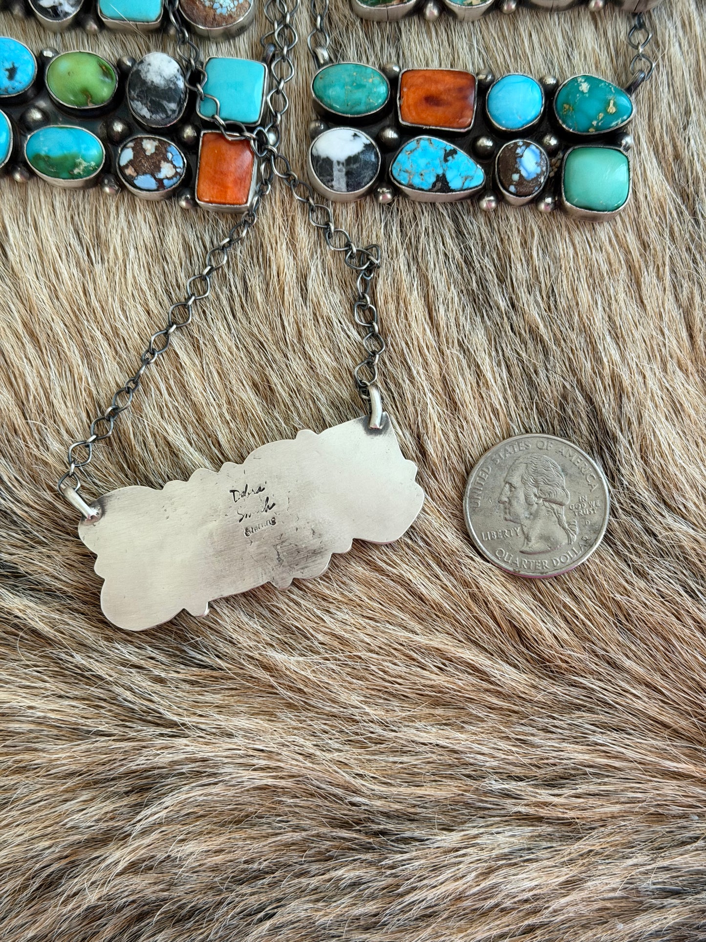 Multicolor Cluster Necklace