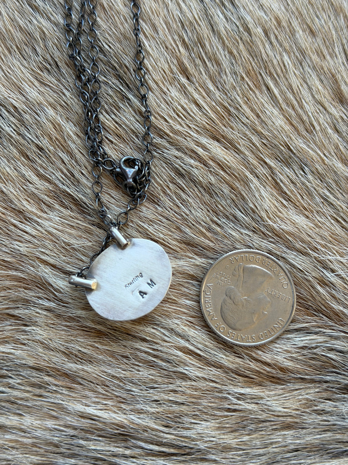 Orange Spiny Oyster Shell Bar Necklace