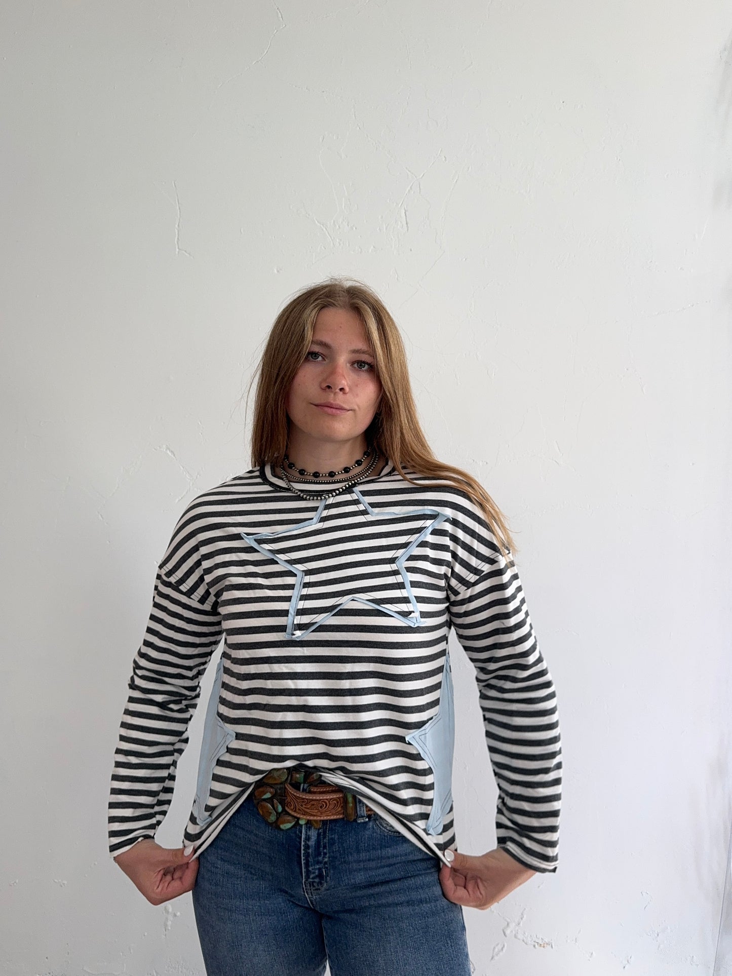 Stripes and Stars Long Sleeve Shirt