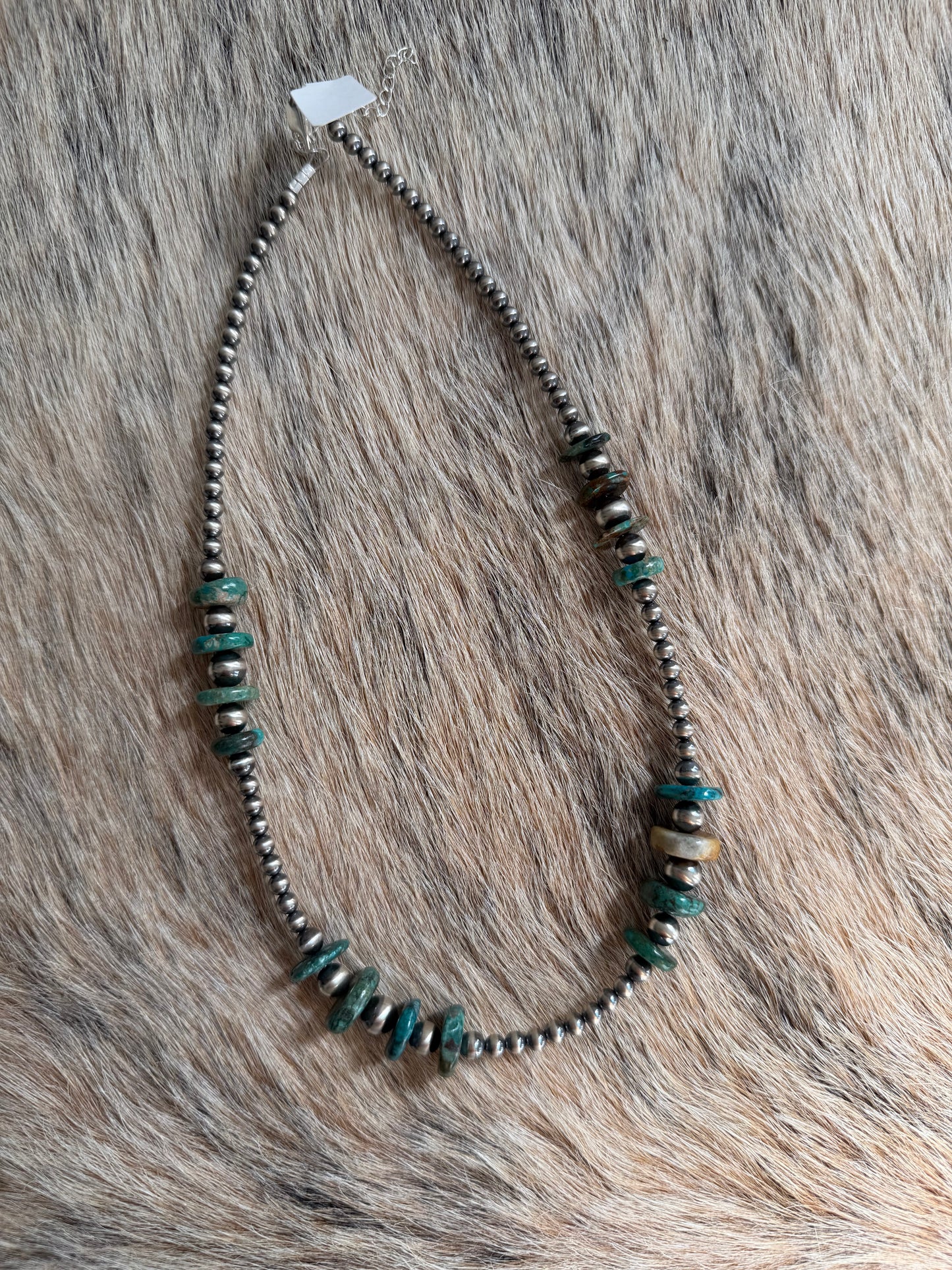 17.25" 4-7mm Turquoise Necklace
