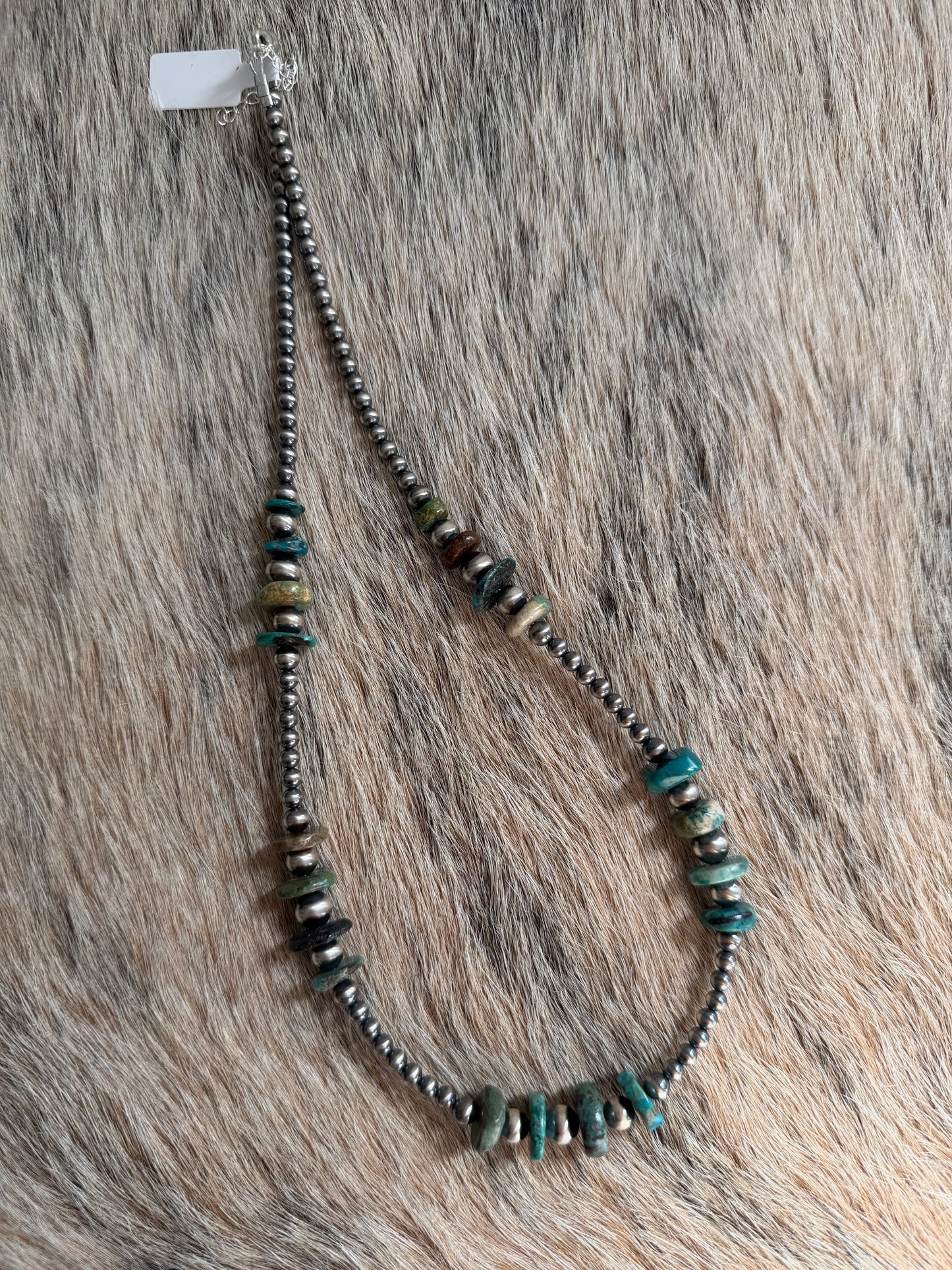 20" 4-7mm Turquoise Necklace
