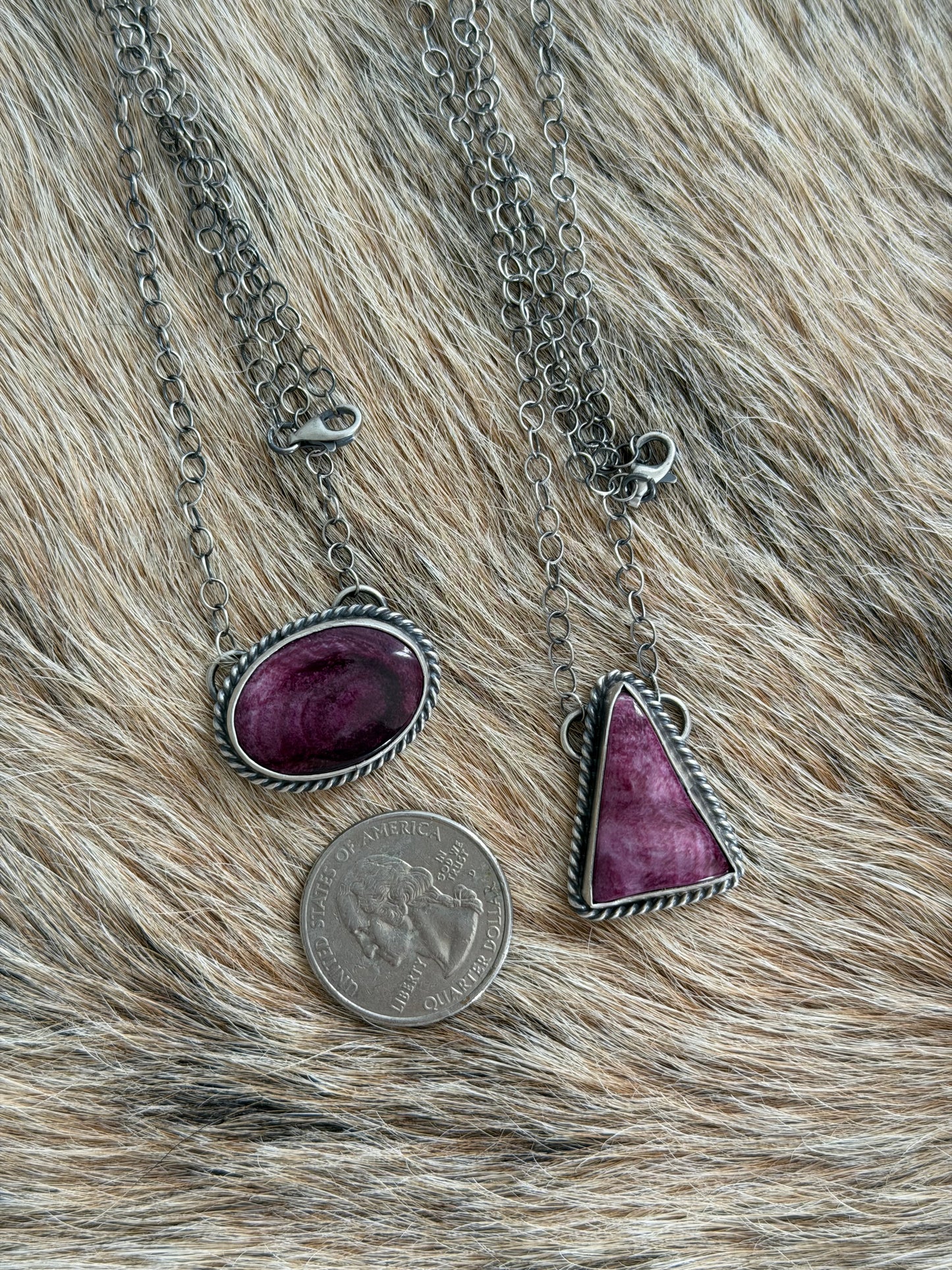 Purple Spiny Necklace