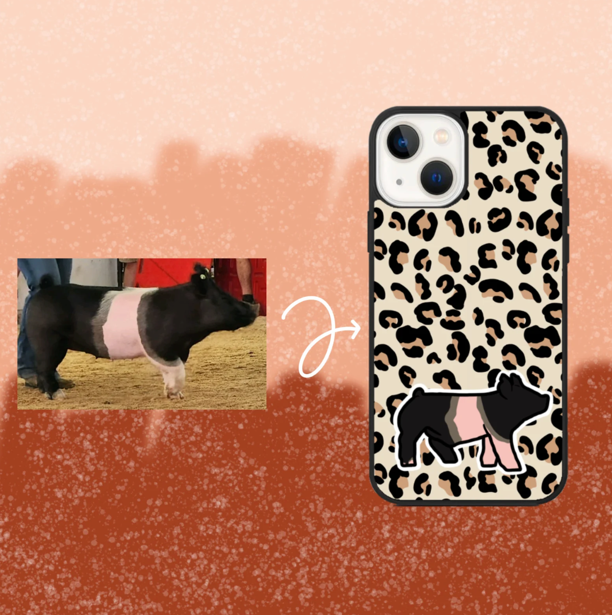 CUSTOM Animal Picture iPhone Case