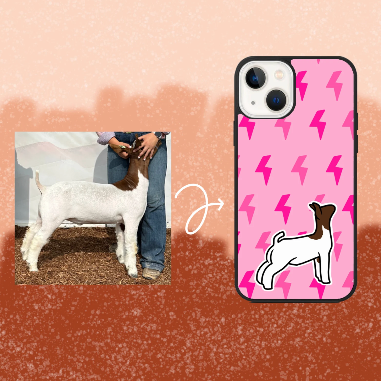 CUSTOM Animal Picture iPhone Case