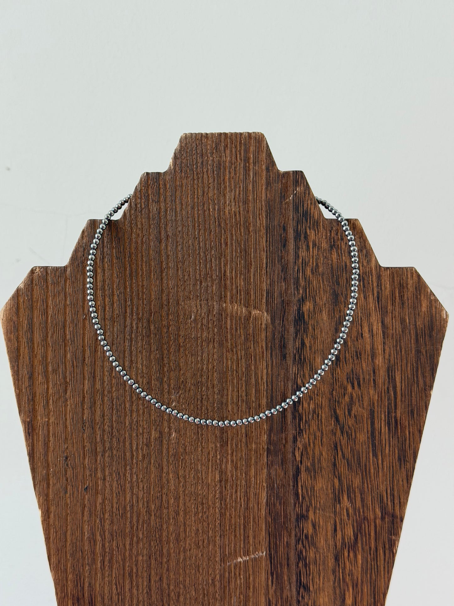 3mm Sterling Pearl Necklace