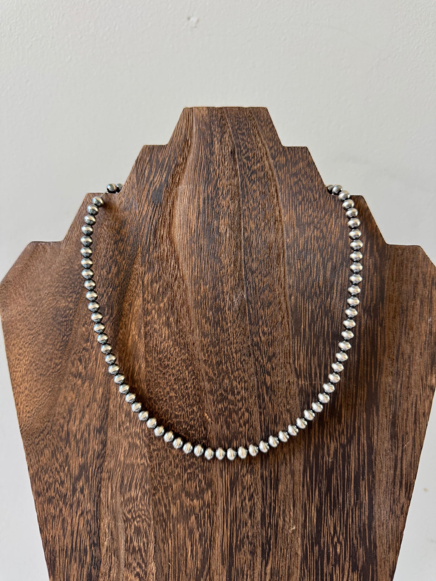 6mm Sterling Pearl Necklace