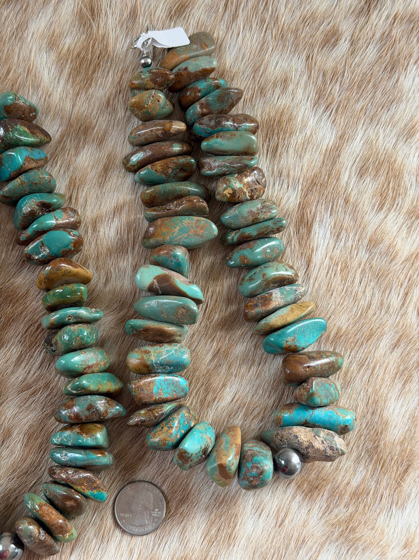 20" Chunky Turquoise Statement Necklace