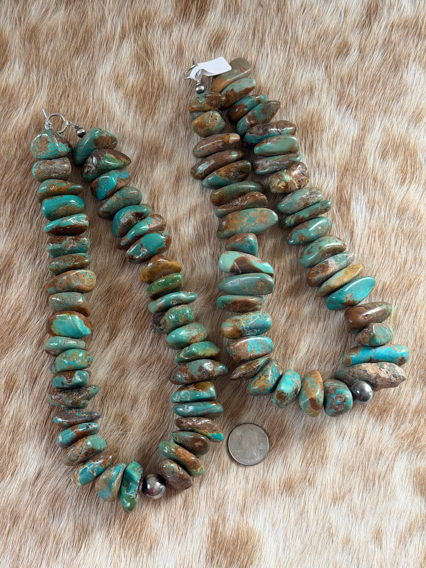 20" Chunky Turquoise Statement Necklace