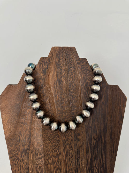 14mm Sterling Pearl Necklace