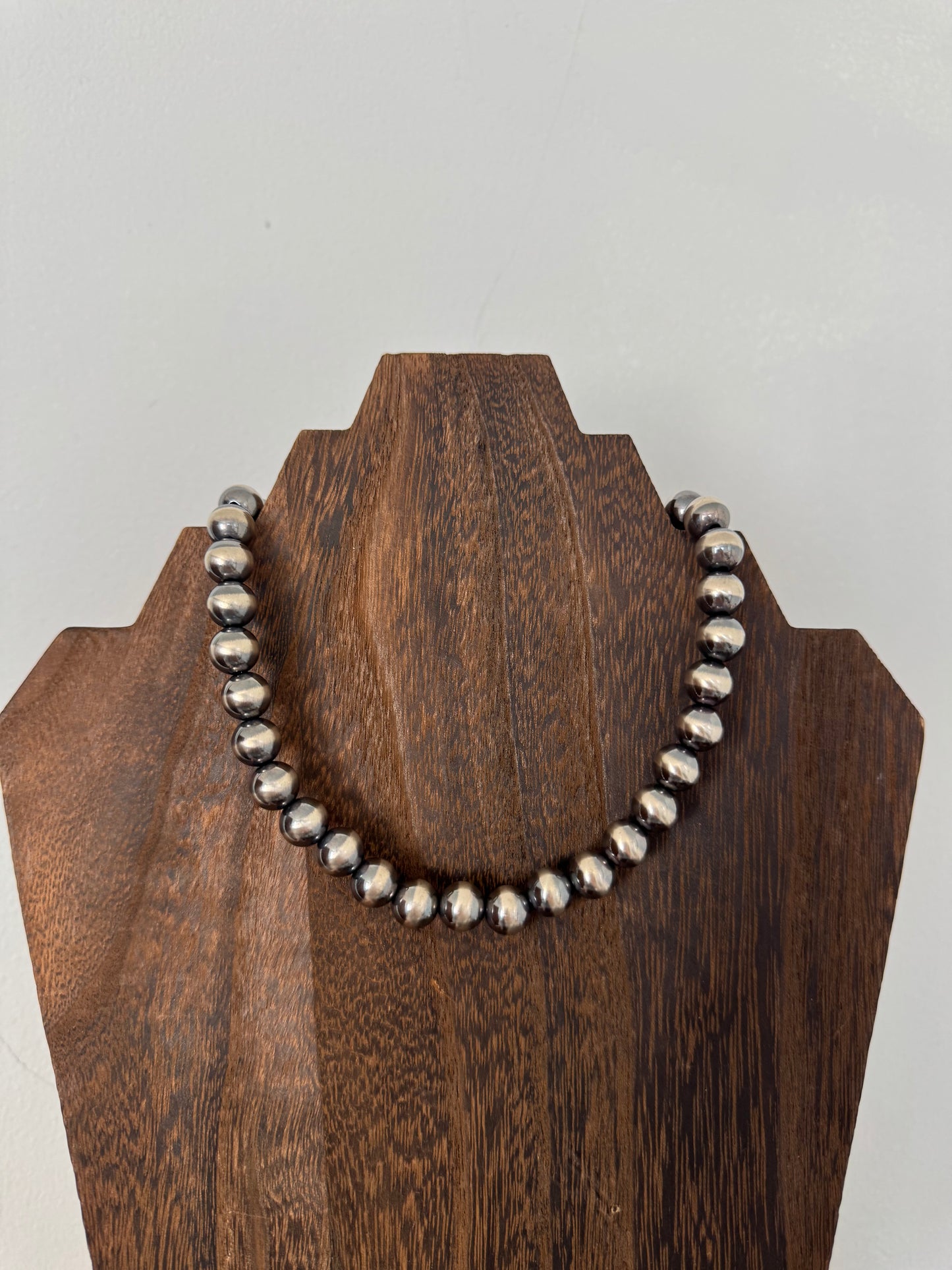 10mm Sterling Pearl Necklace