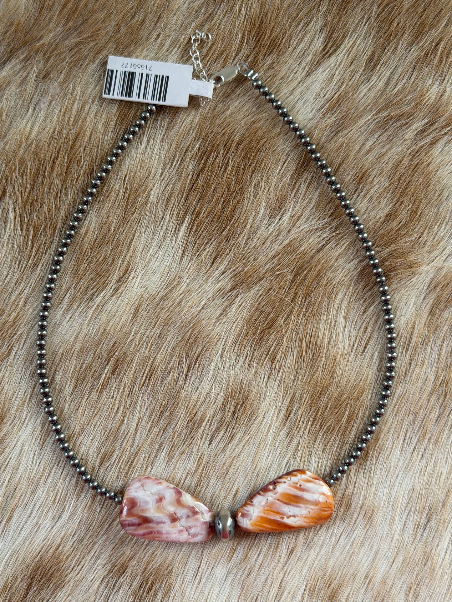 14” Spiny Oyster Shell Necklace