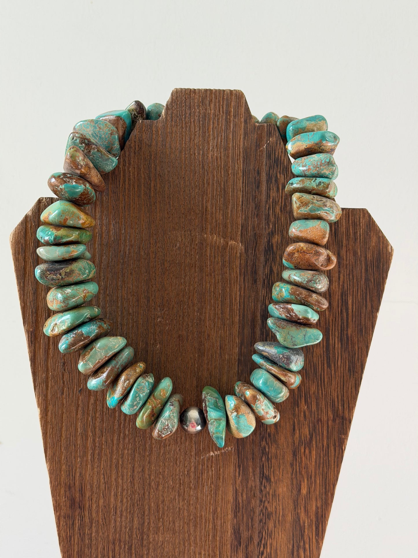 20" Chunky Turquoise Statement Necklace