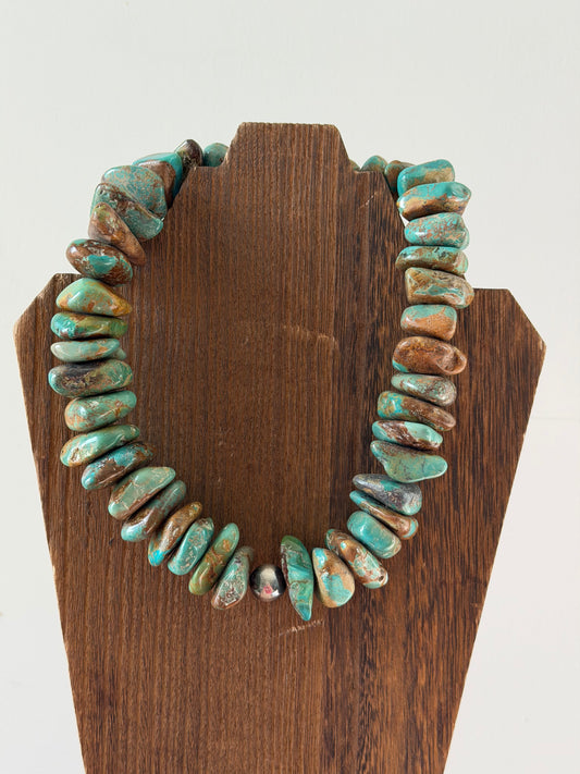 20" Chunky Turquoise Statement Necklace