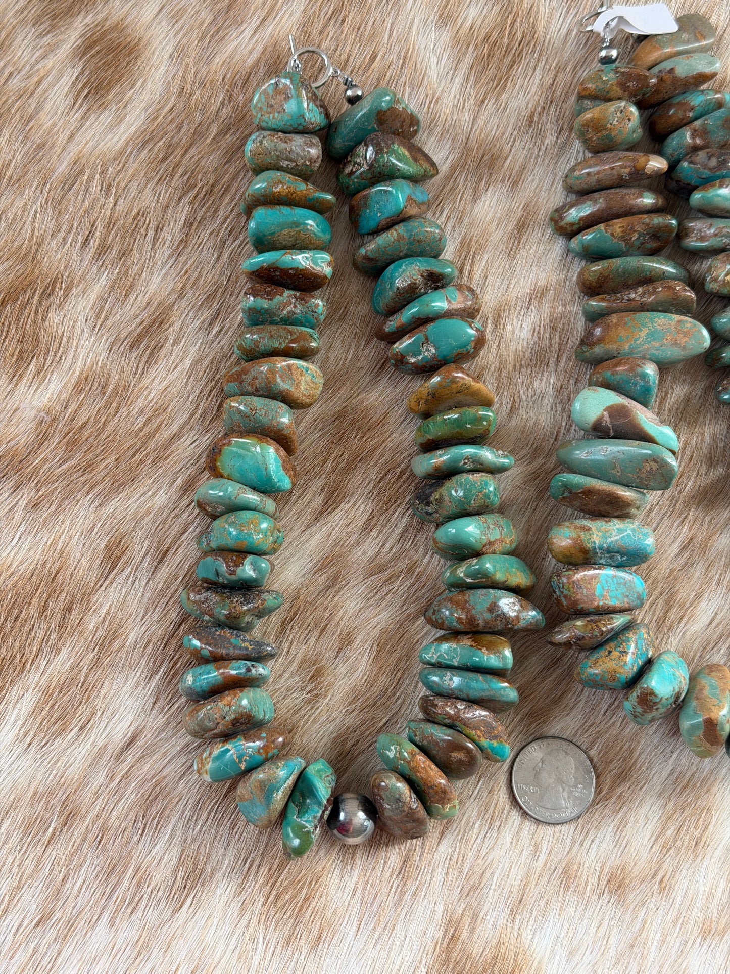20" Chunky Turquoise Statement Necklace