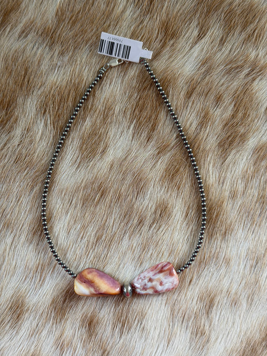 14” Spiny Oyster Shell Necklace
