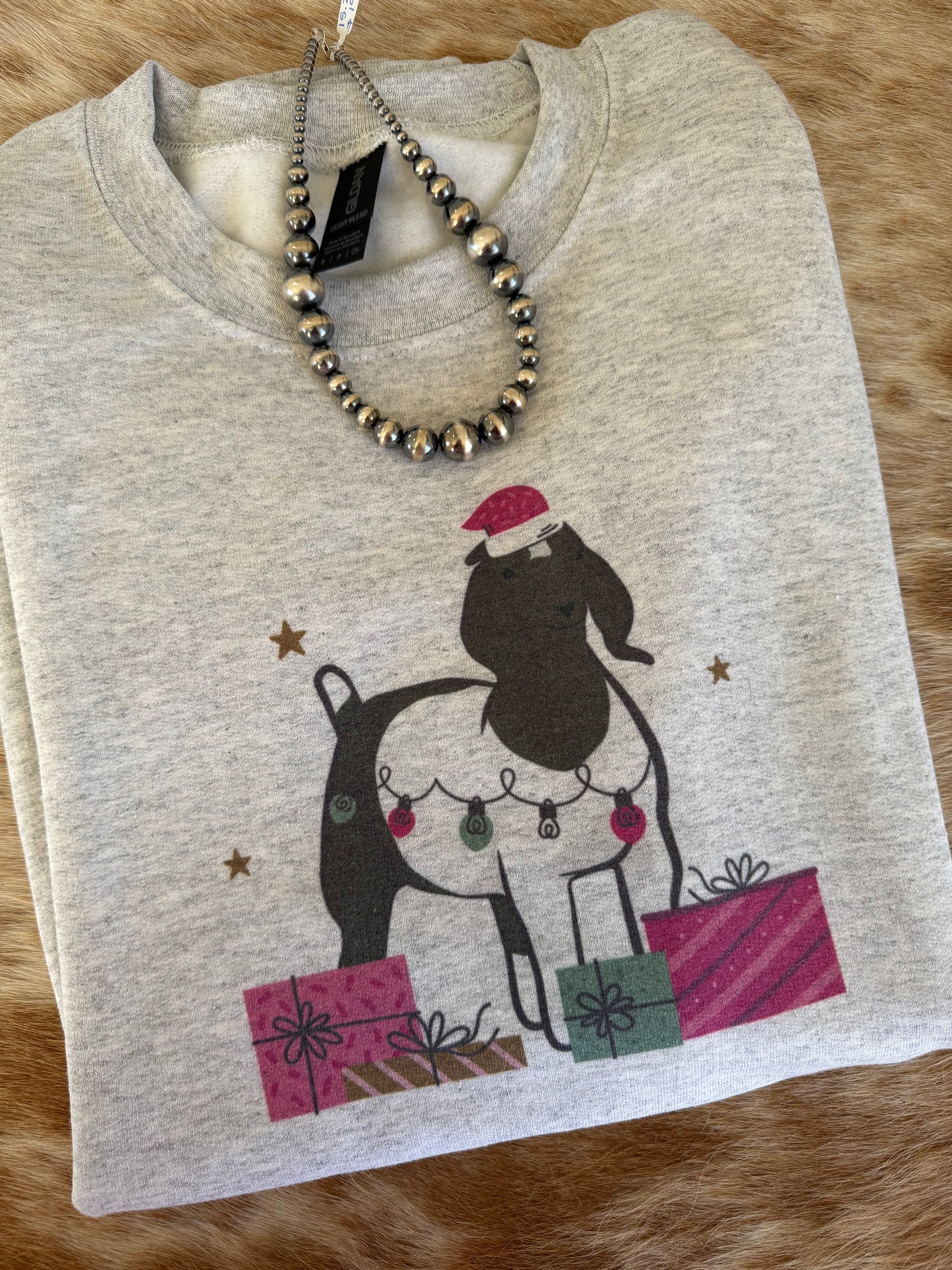 Show Goat Christmas Gifts Crewneck