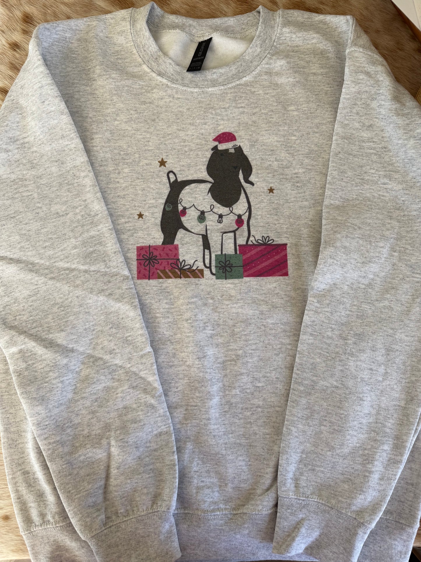 Show Goat Christmas Gifts Crewneck