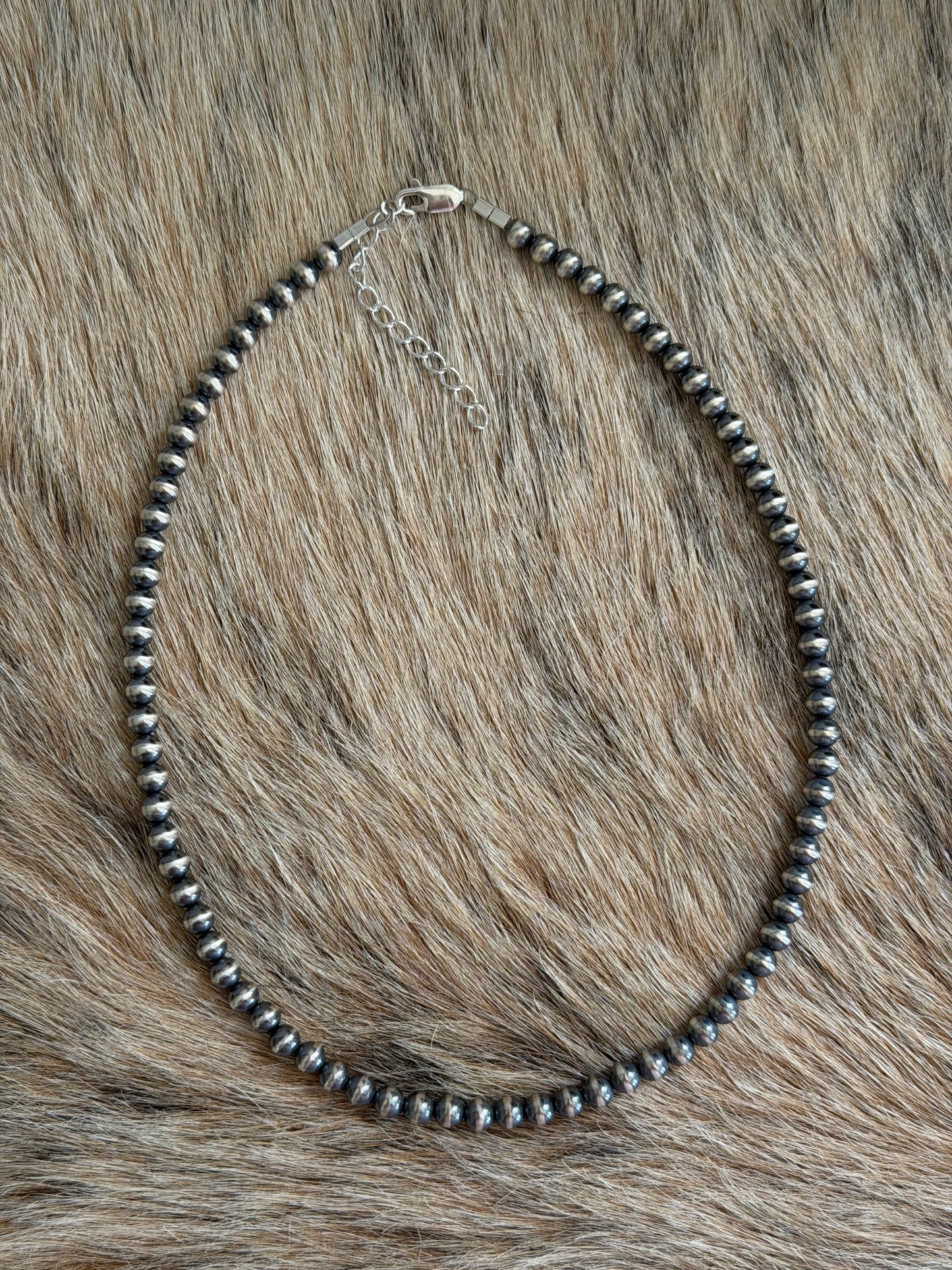 5mm Sterling Pearl Necklace