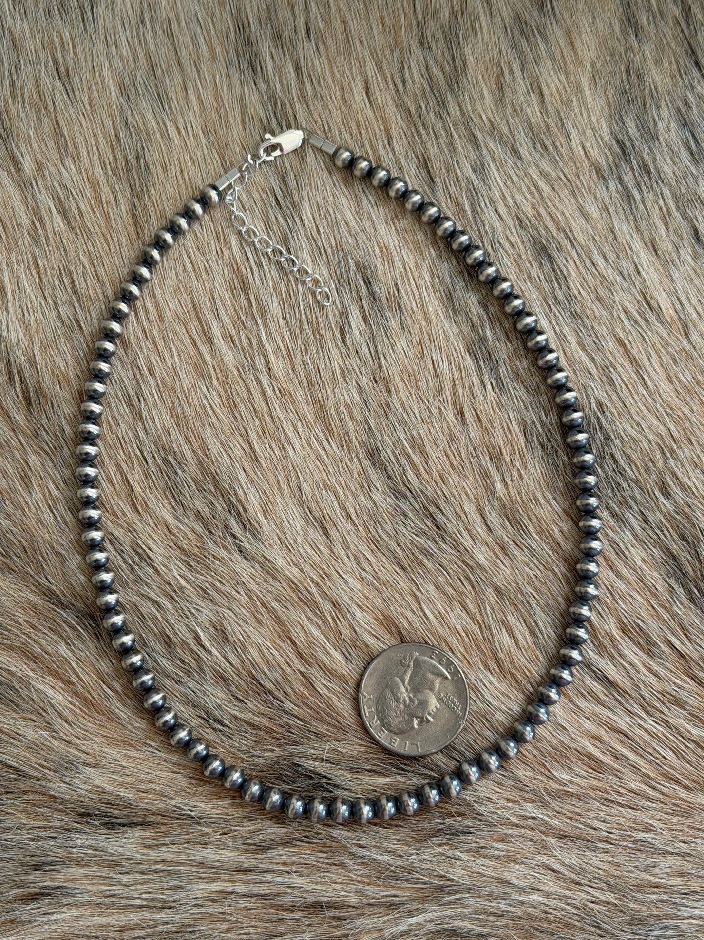5mm Sterling Pearl Necklace