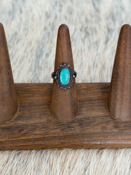 Size 6.5 Vintage Turquoise Ring