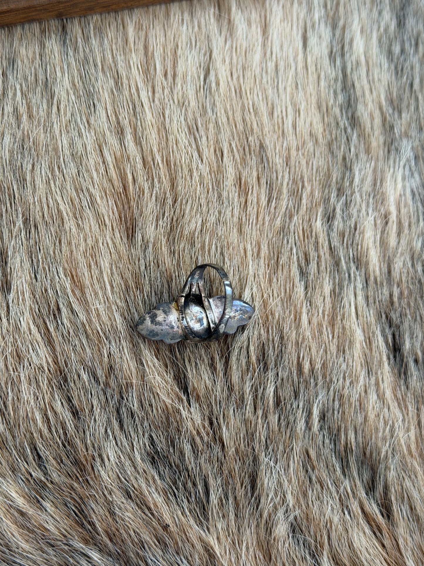 Size 5 Vintage Black Onyx Ring