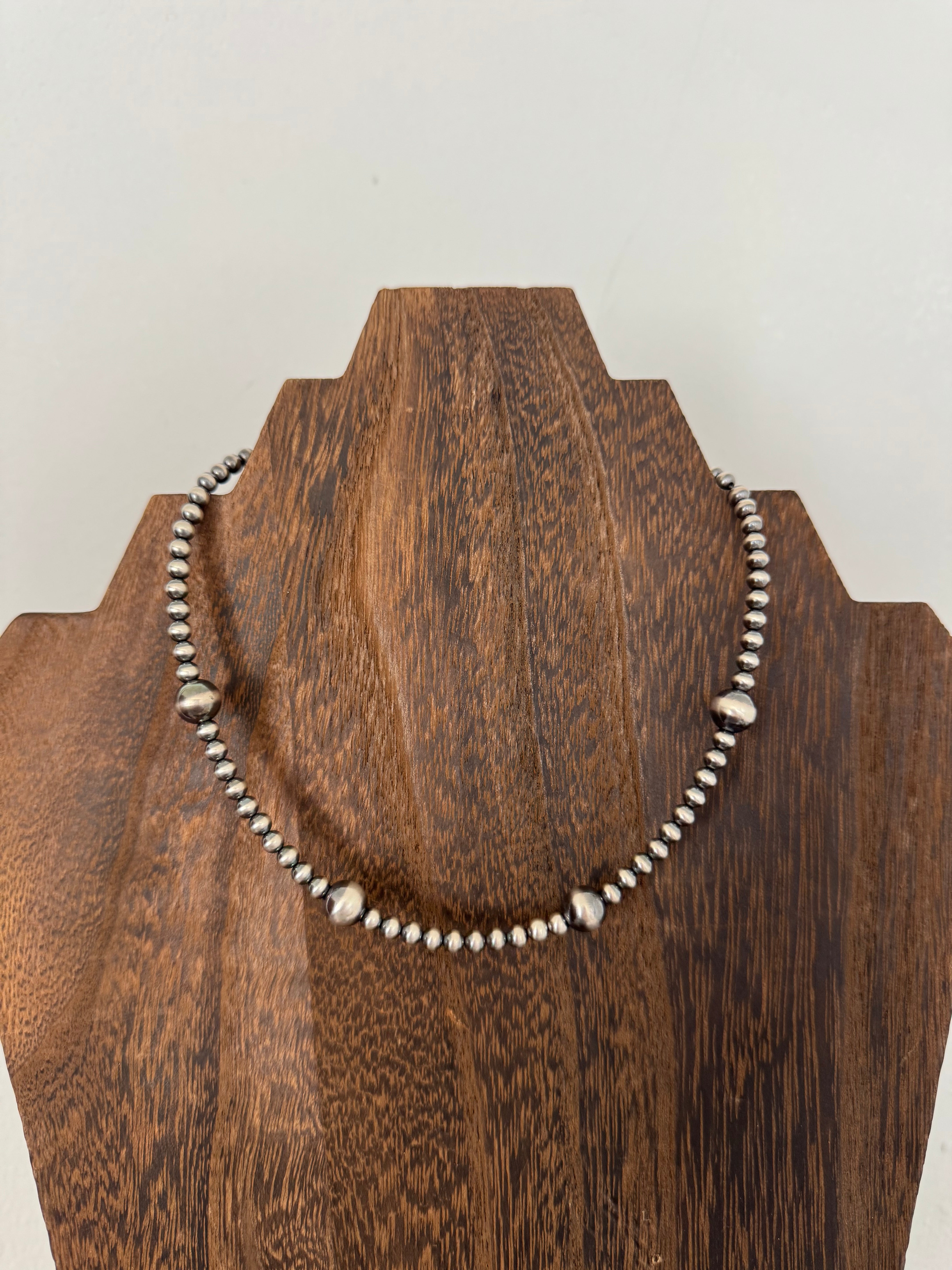 4mm/8mm Sterling Pearl Necklace – Ranchin' Roots