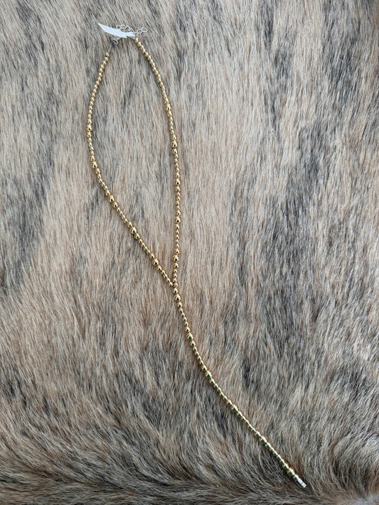 16.75" Gold Filled Lariat Necklace