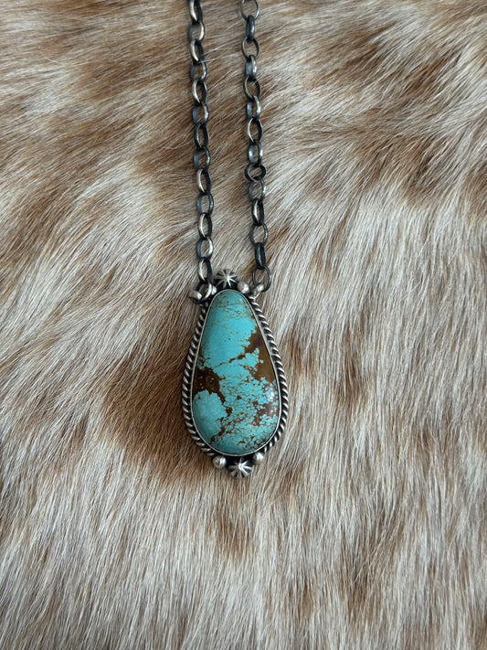 Number 8 Turquoise Necklace