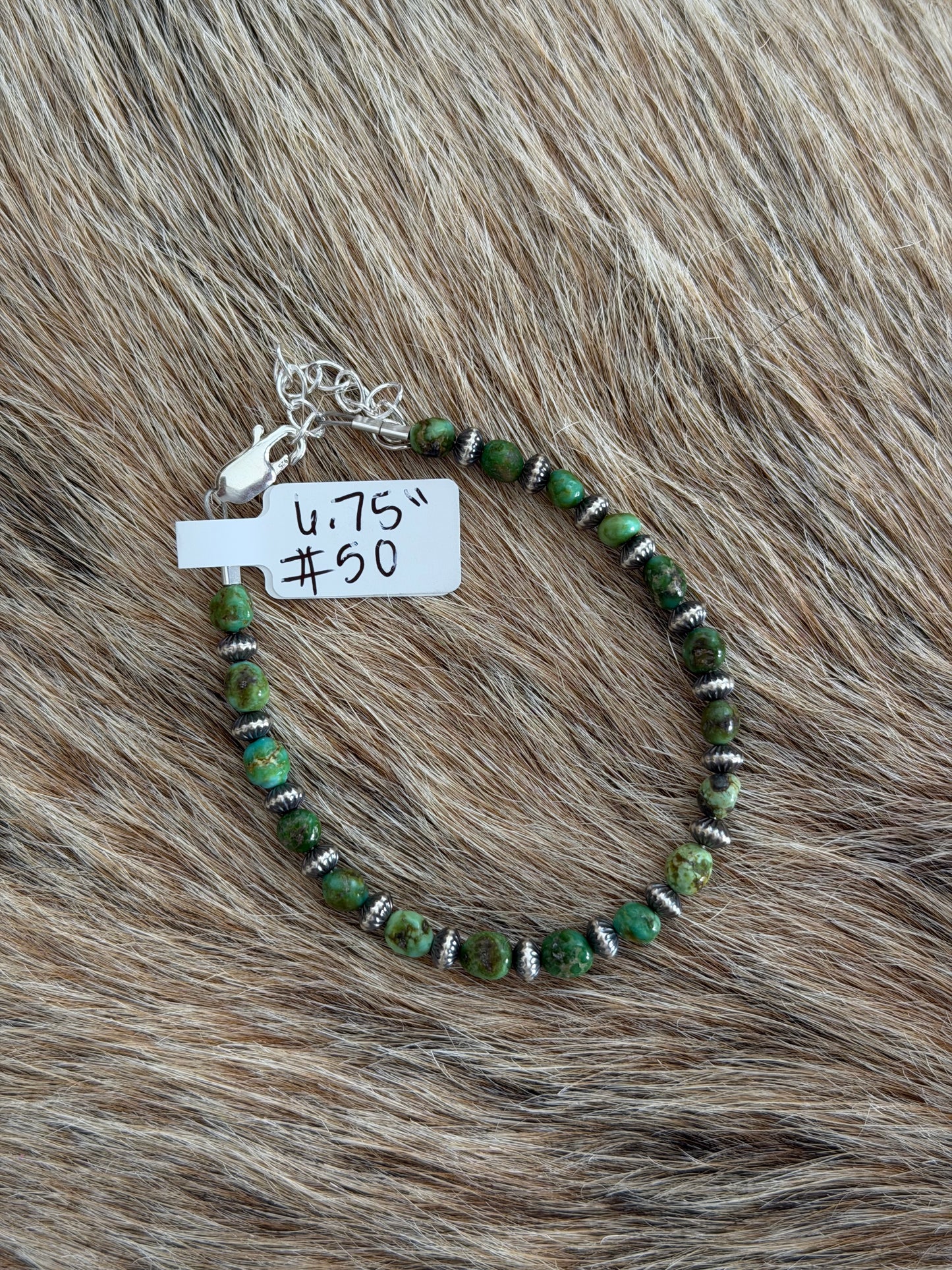 6.75" Sonoran Gold Turquoise Bracelet