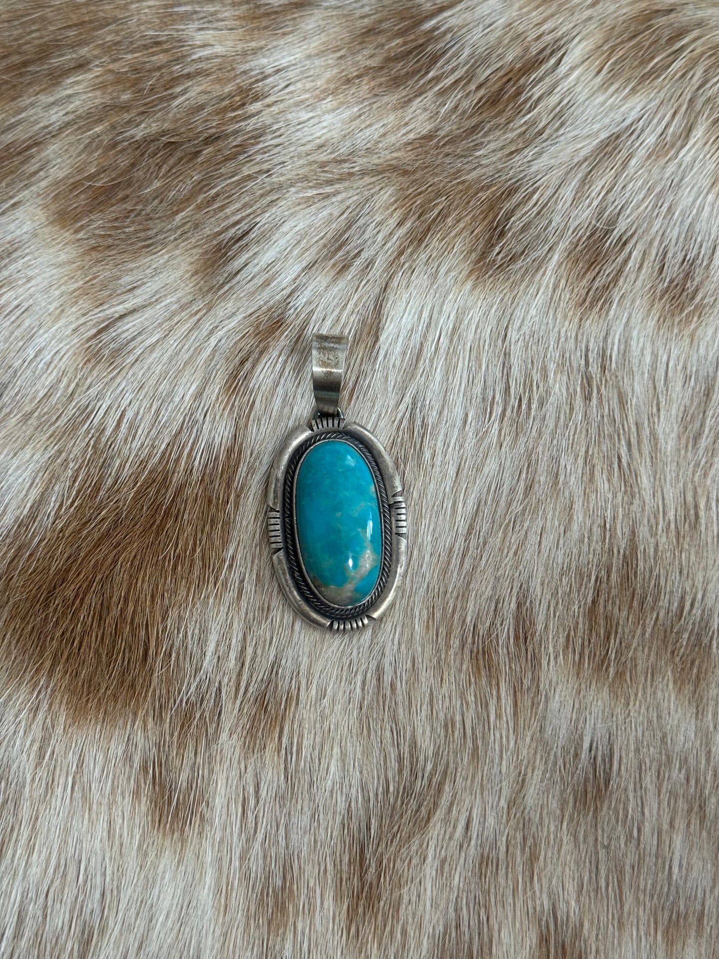 Kingman Turquoise Pendant