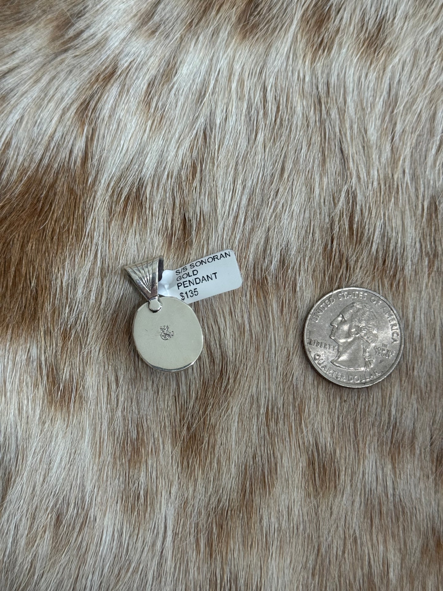 Sonoran Gold Turquoise Pendant