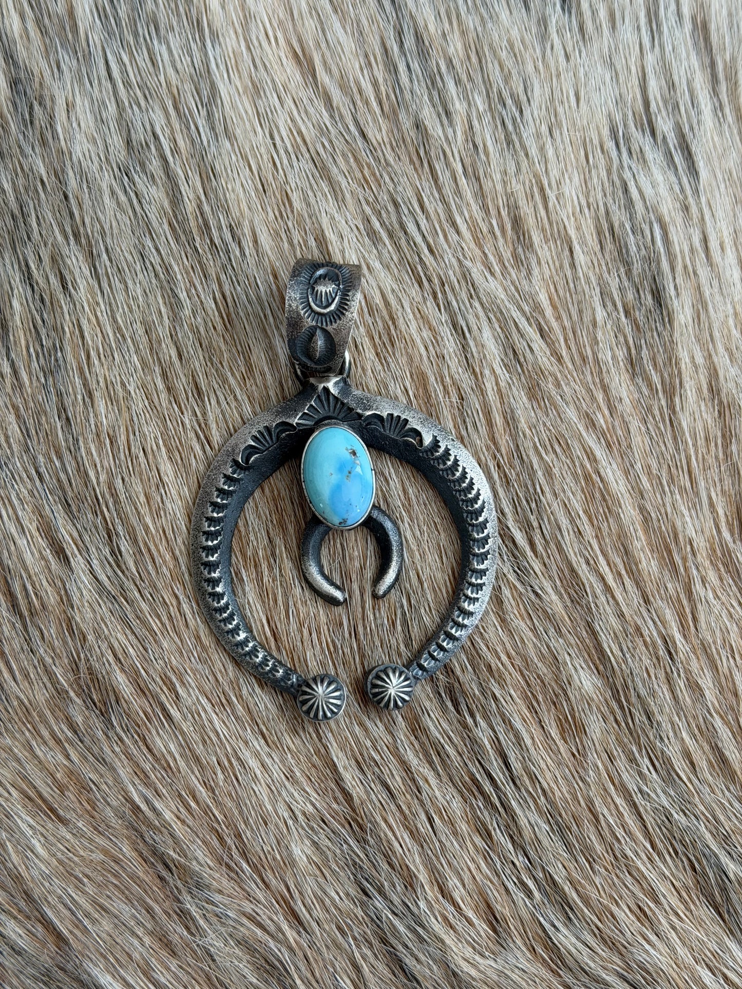 Golden Hills Turquoise Naja Necklace