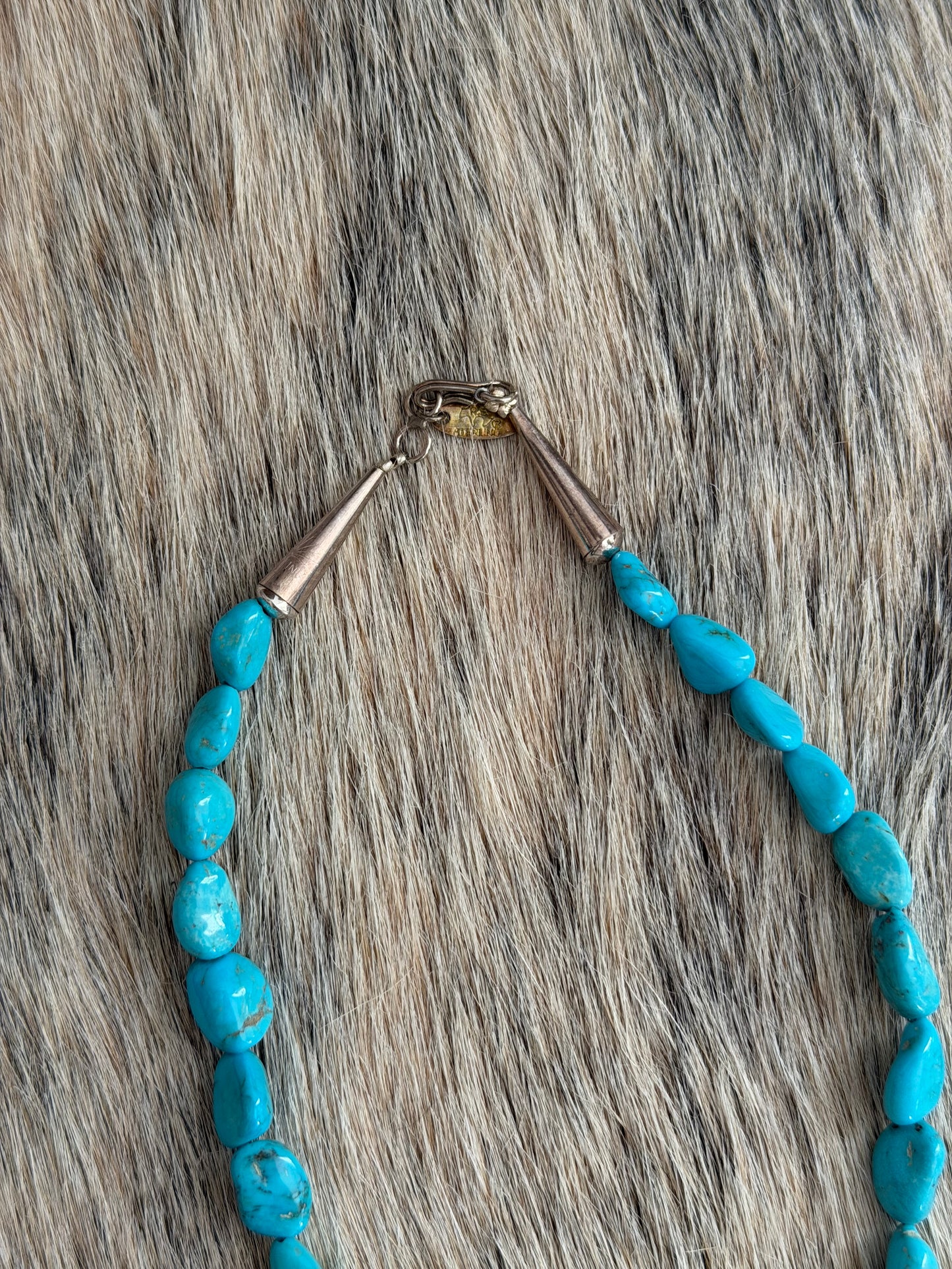 Pre-Loved 22" Turquoise Necklace