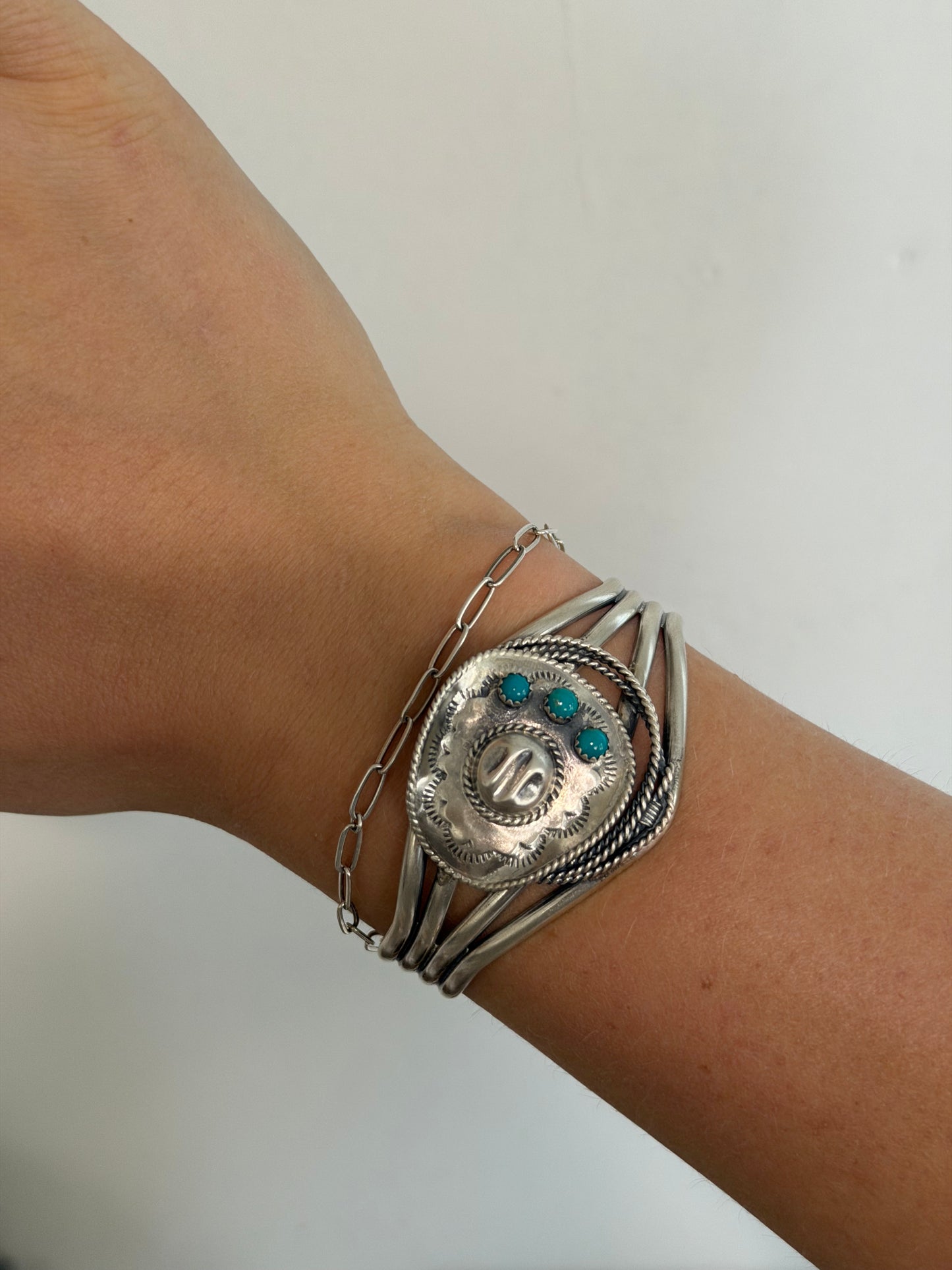Turquoise Cowboy Hat Cuff