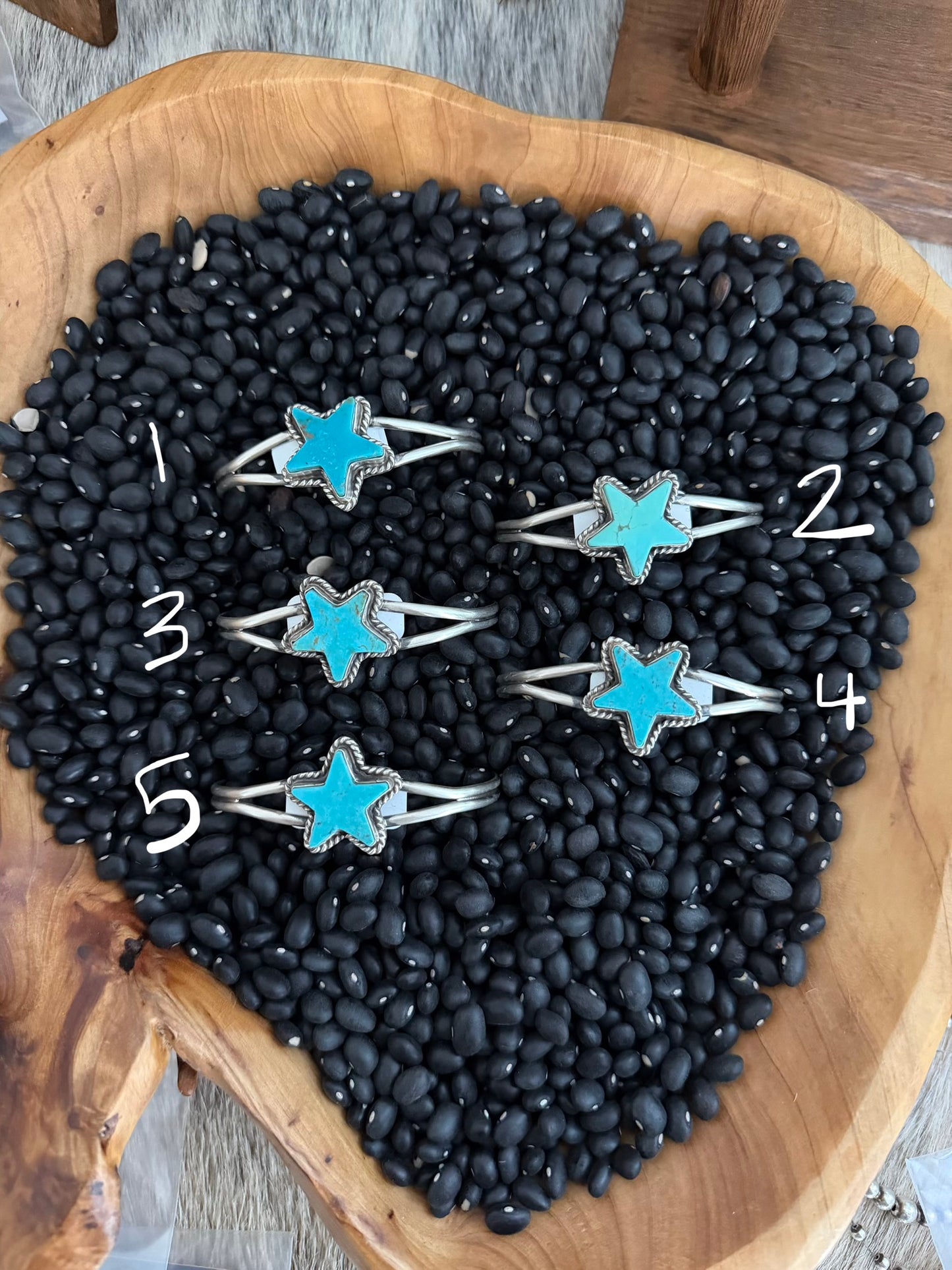 Turquoise Star Cuff