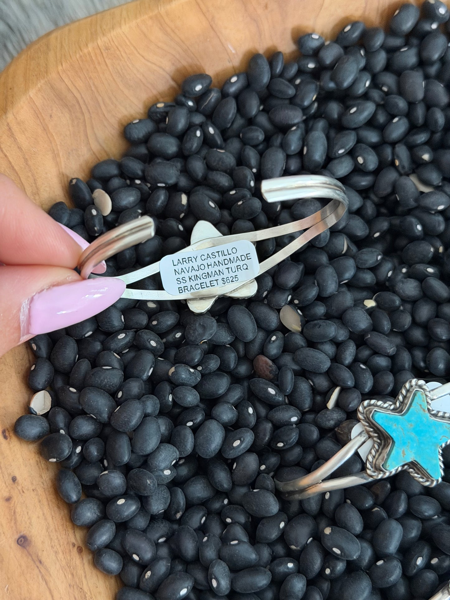 Turquoise Star Cuff