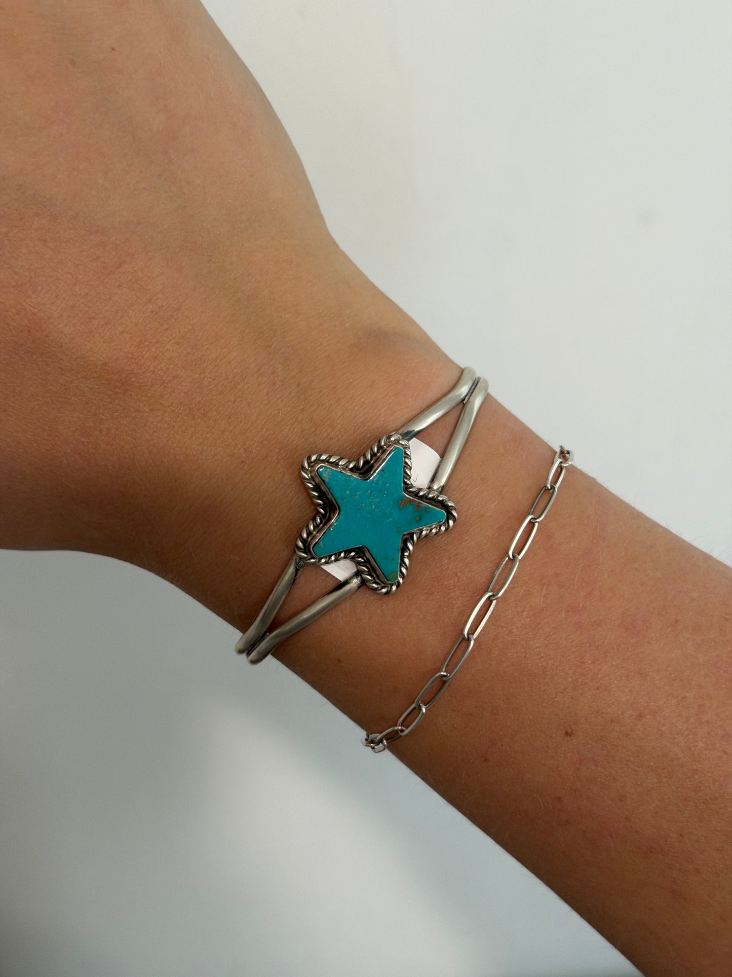 Turquoise Star Cuff
