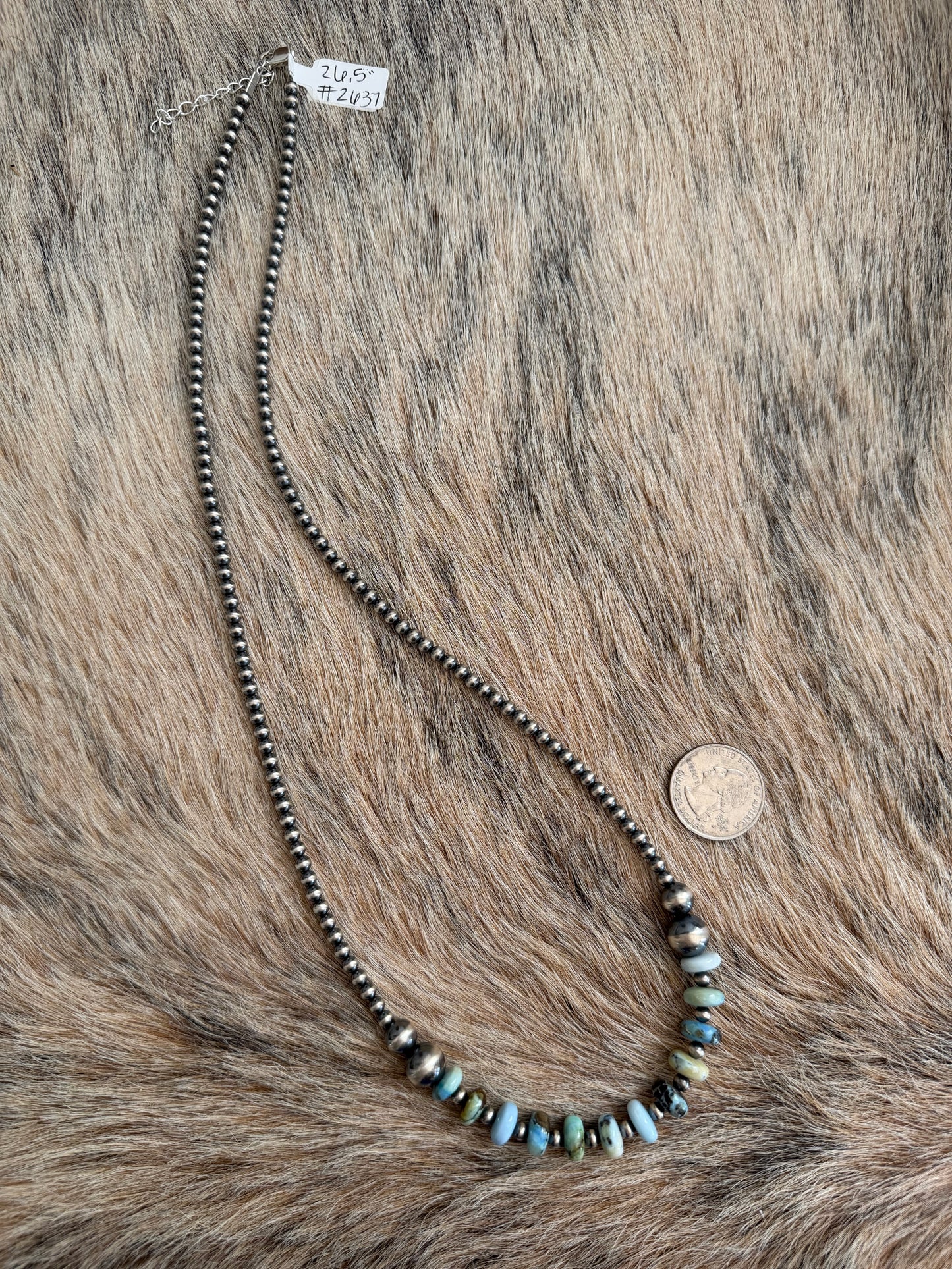 26.5" Golden Hills Turquoise Necklace