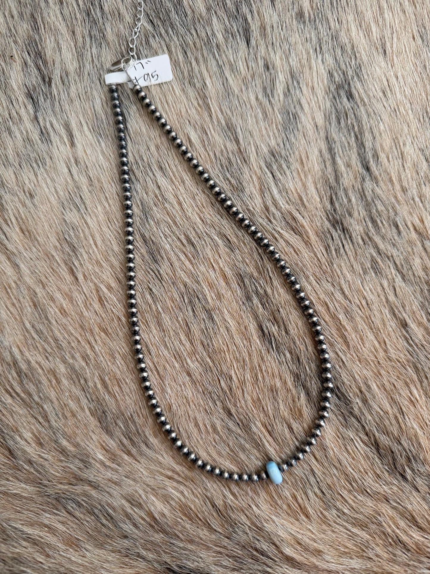 17" Golden Hills Turquoise Necklace