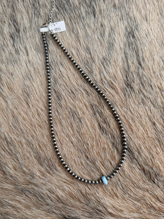 17" Golden Hills Turquoise Necklace