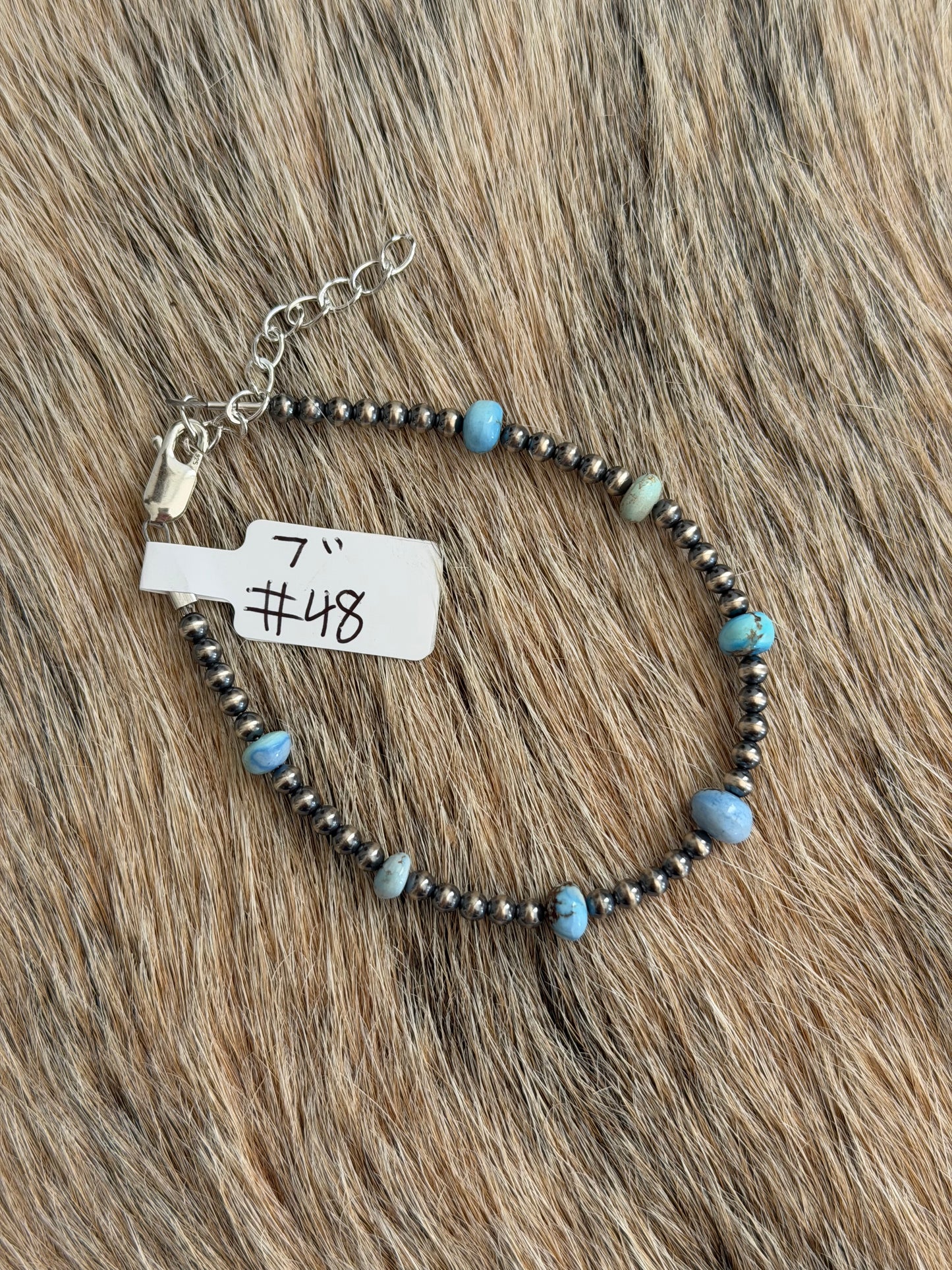 7" Golden Hills Turquoise Bracelet
