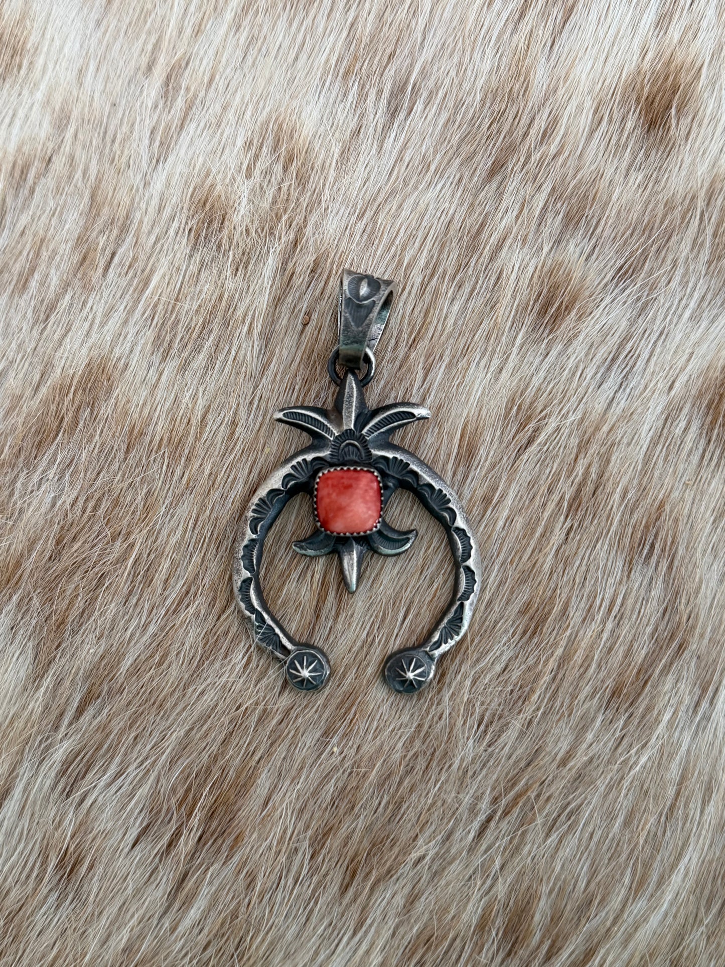 Red Spiny Naja Pendant