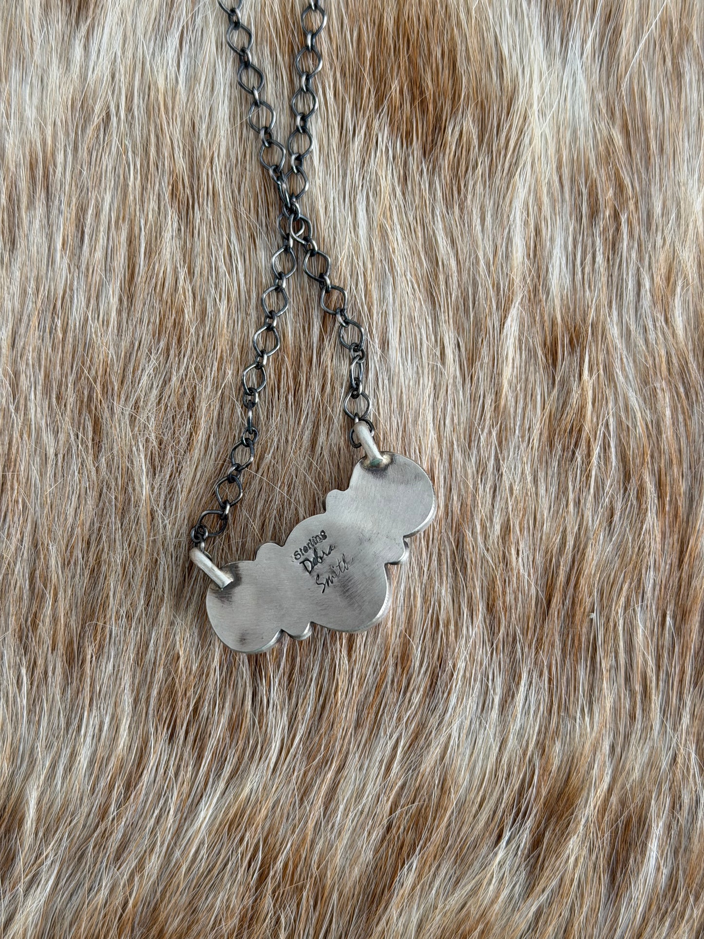 Pink Conch Cluster Bar Necklace