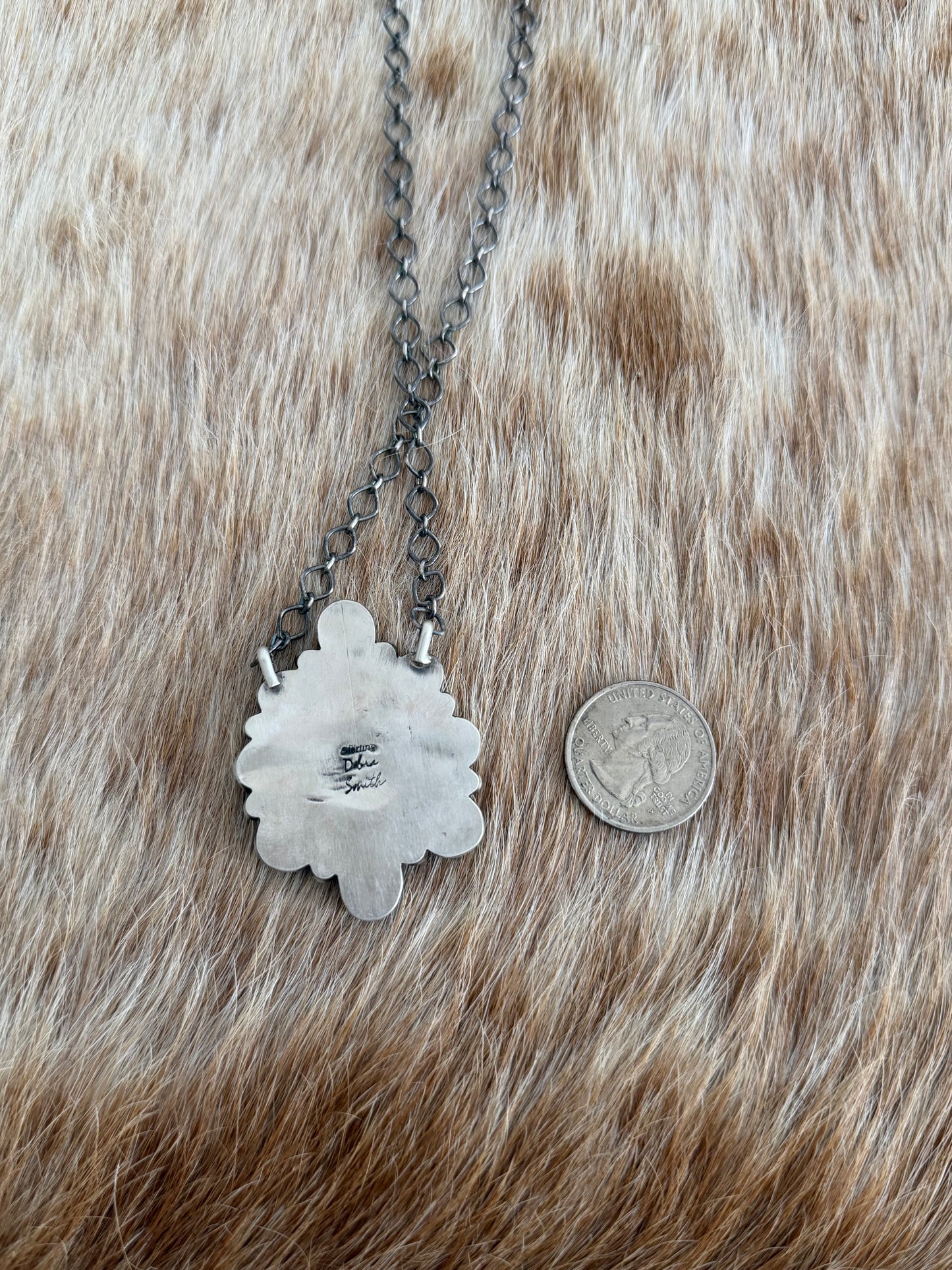 Sonoran Gold Turquoise Cluster Necklace