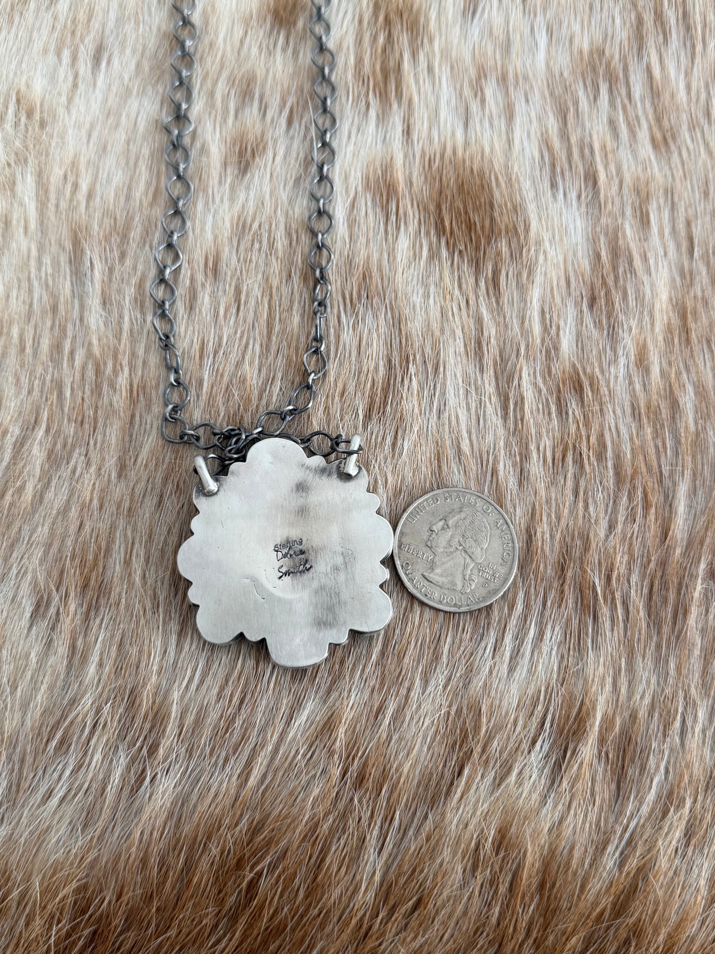 Sonoran Gold Turquoise Cluster Necklace