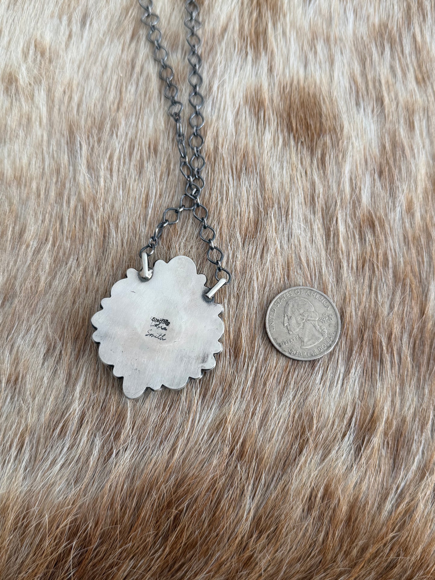 Sonoran Gold Turquoise Cluster Necklace