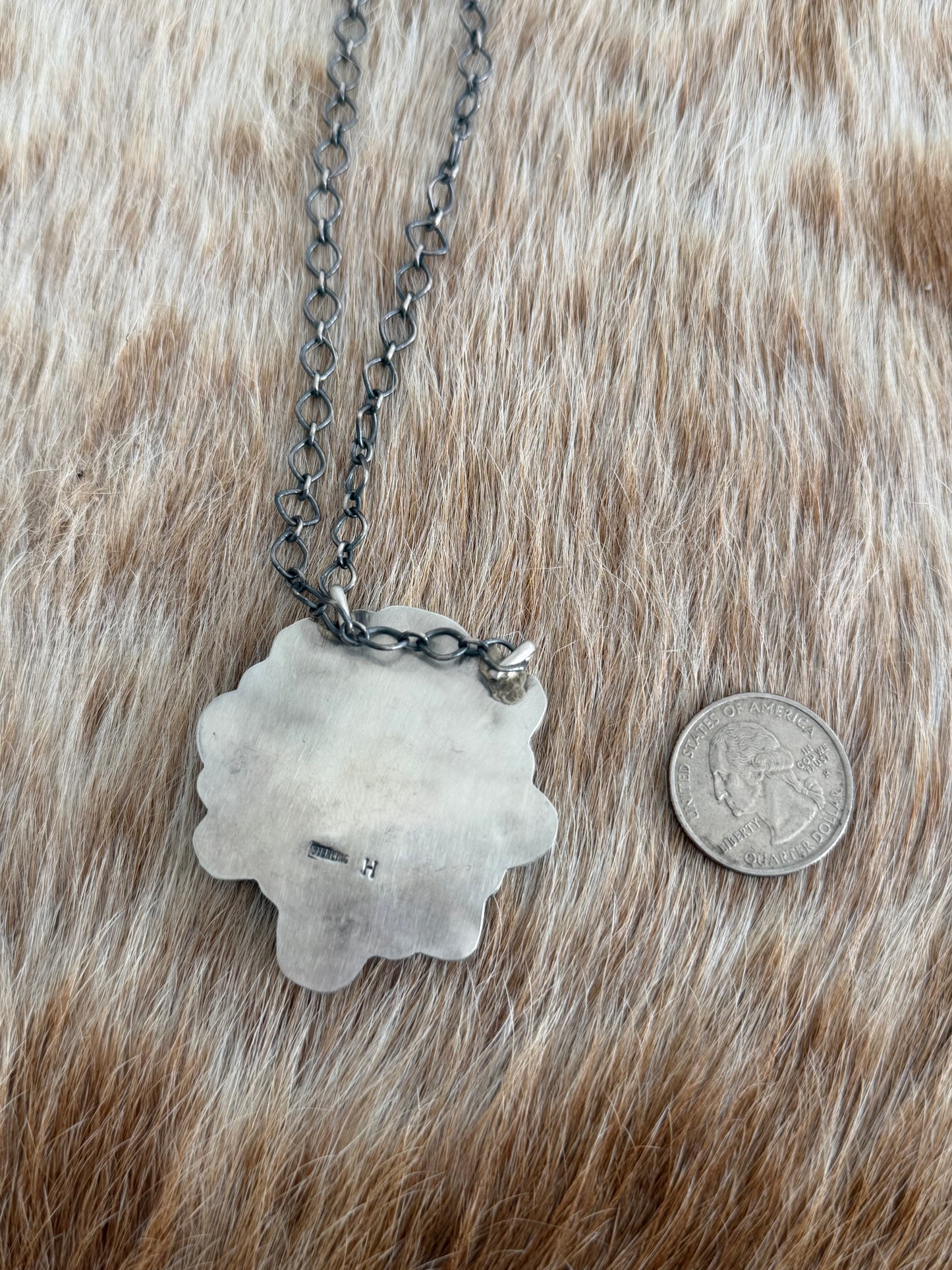 Blue Ridge Turquoise Cluster Necklace