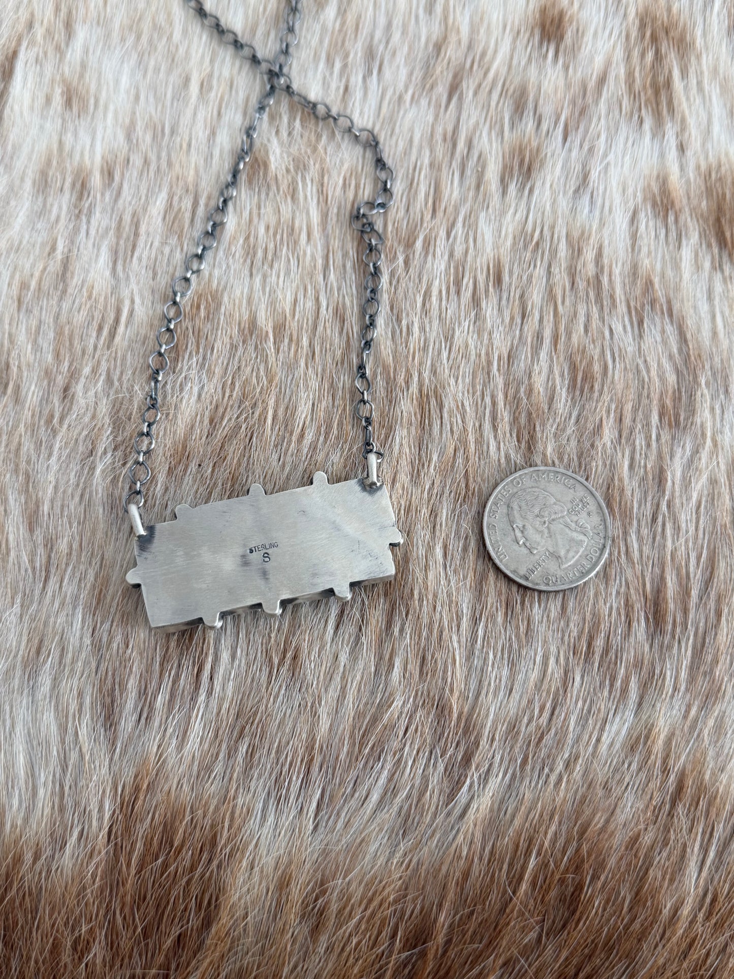 Mixed Turquoise Cluster Necklace