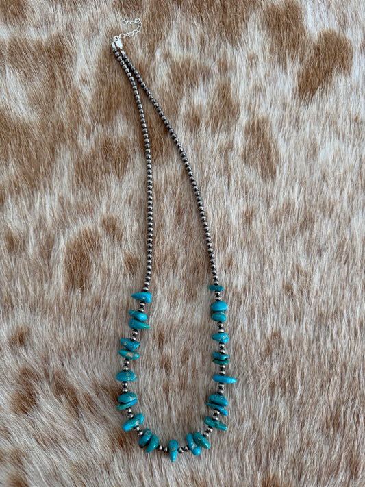 25" Kingman Turquoise Necklace