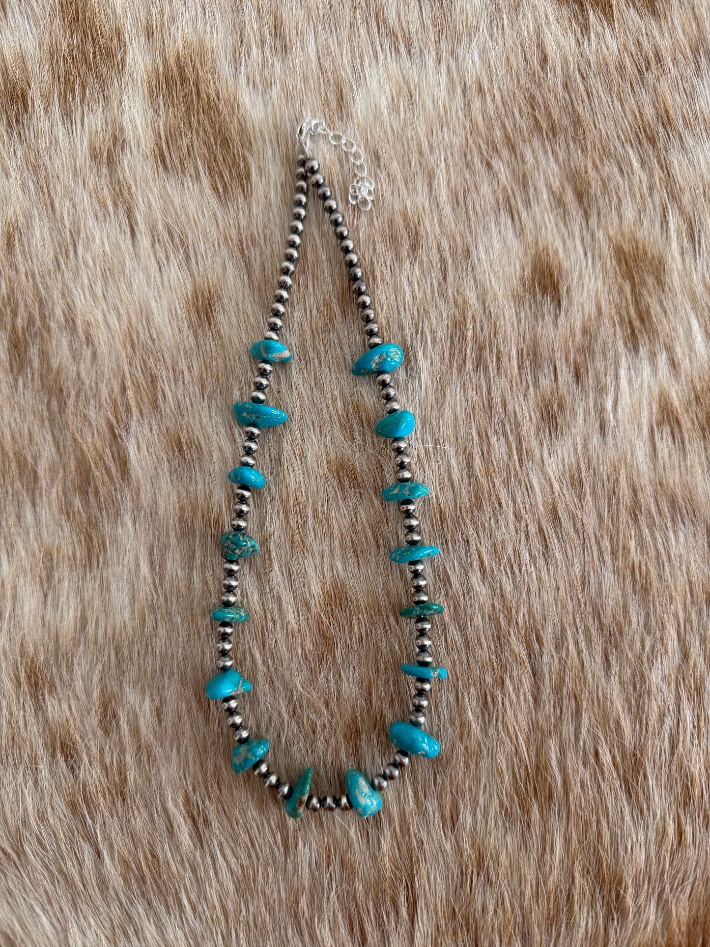 15" Kingman Turquoise Necklace